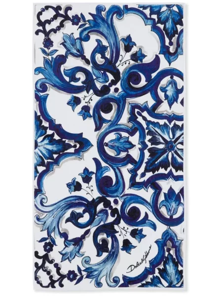 Kilpinis chalatas Dolce & Gabbana balta