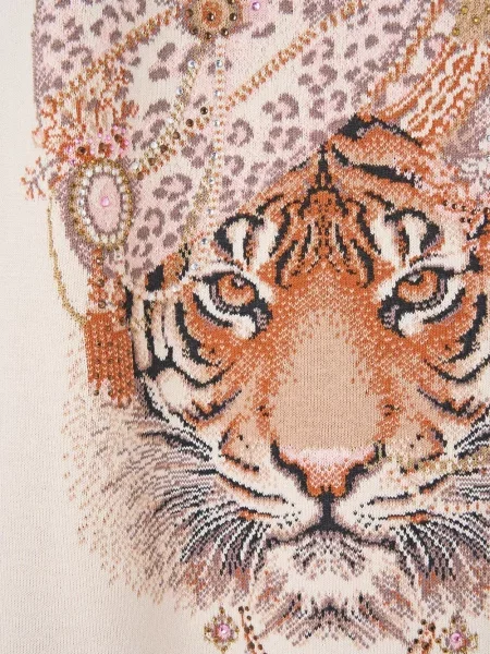 Pulover Camilla cu dungi de tigru