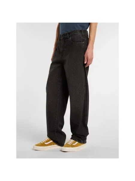 Zúžené zúžené džínsy Dickies v biznis štýle čierna