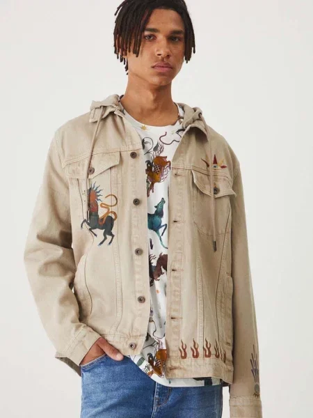 Дънково яке Medicine преходен модел бежово