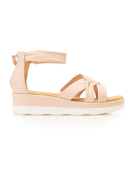 Sandały Clarks różowe