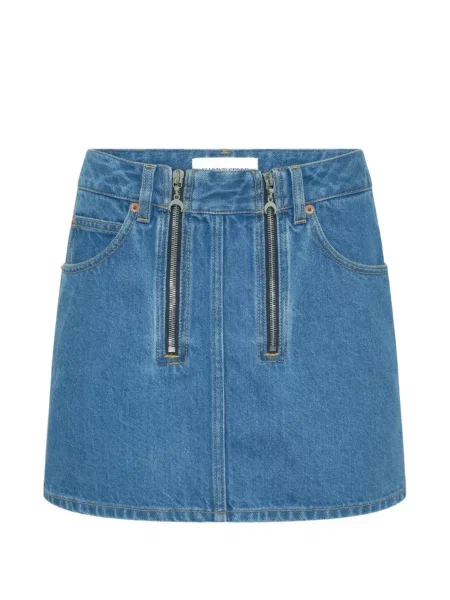 Fustă din denim Marine Serre albastru