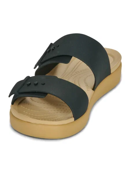 Csatos félcipő Crocs fekete
