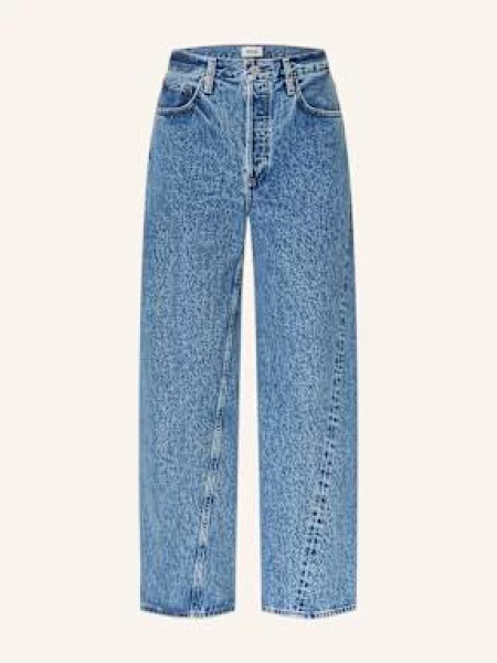 Agolde Jeansy Twist Low Slung Baggy blau