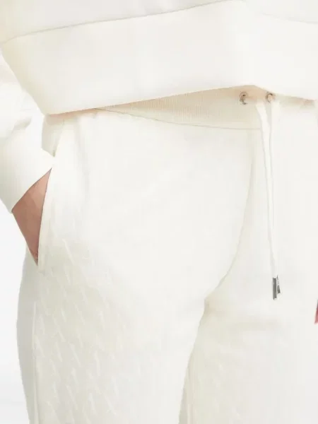 Pantaloni de jogging Armani Exchange alb