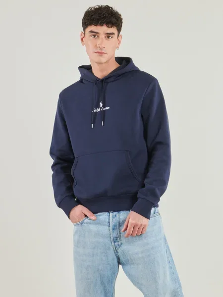 Mikina s kapucňou Polo Ralph Lauren modrá