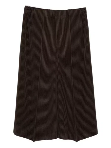 Plisuoti kelnės Homme Plissé Issey Miyake ruda