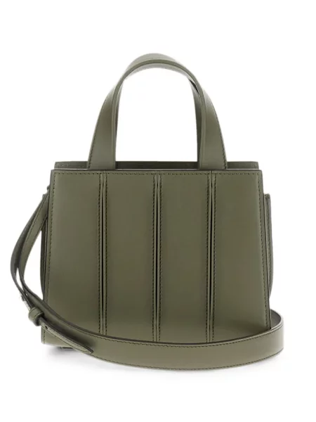 Geantă plic Max Mara din piele verde