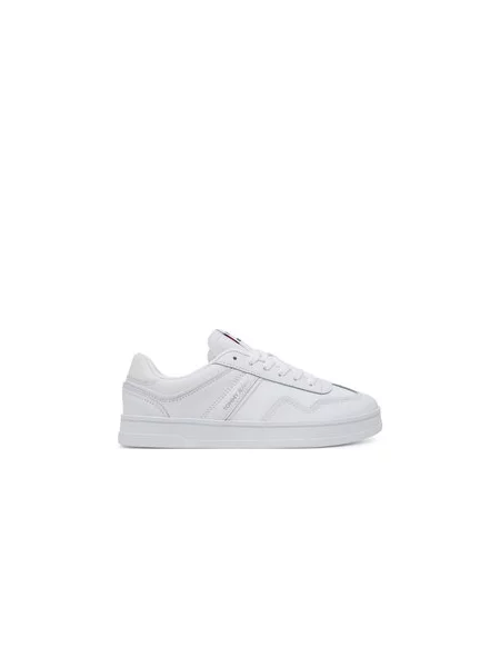 Tommy Jeans Sneakersy The Greenwich Leather bílá