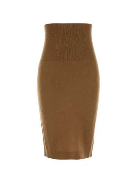 Fustă midi Stella Mccartney maro
