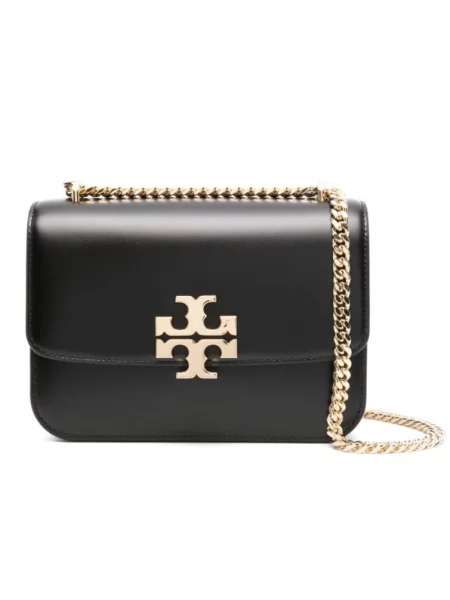 Tory Burch torebka skórzana Eleanor czarna