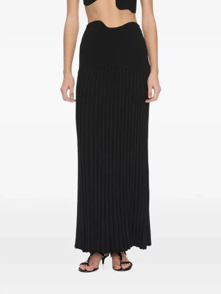 Fusta maxi Christopher Esber negru