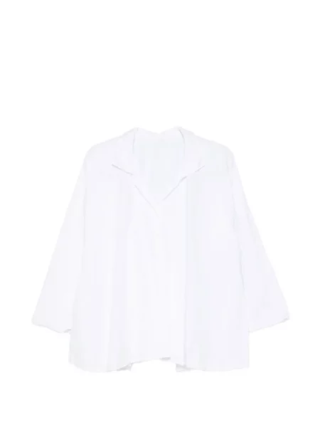 Koszula Daniela Gregis z dekoltem w serek biała