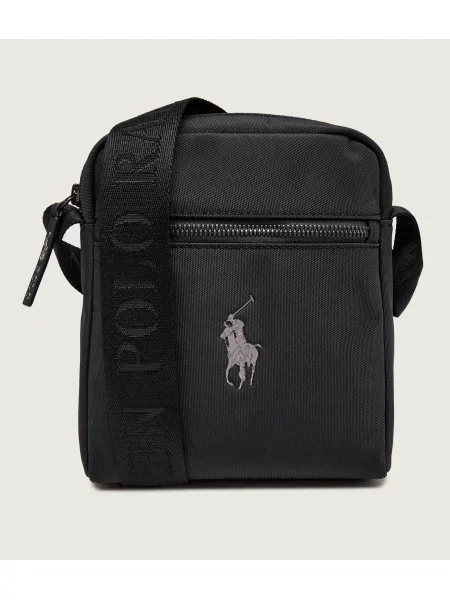 POLO RALPH LAUREN Oldaltáska Logo-Trim fekete