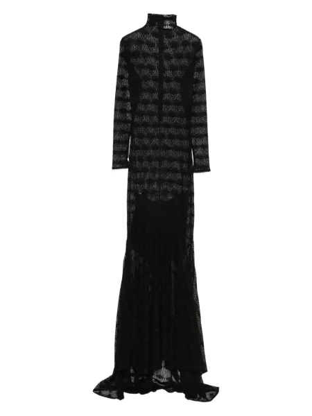 Rochie maxi Atu Body Couture lungă de costum negru