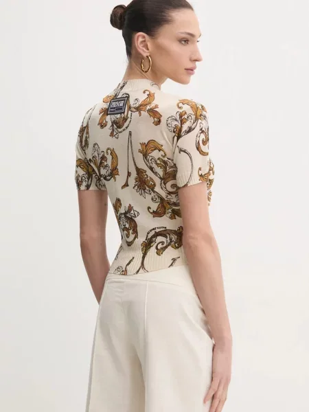 Свитер Versace Jeans Couture бежевый