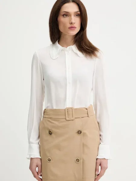 Silvian Heach cămașă YUOMI alb