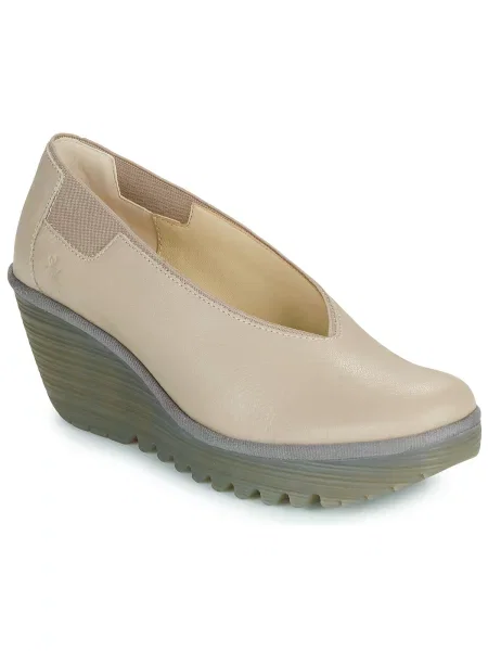 Pantofi Fly London bej