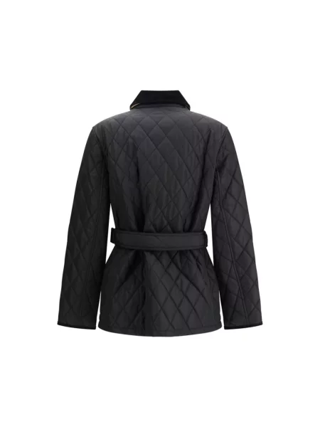 Kurtka Burberry pikowana czarna