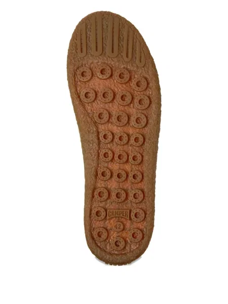 Botine Camper cu șireturi din piele maro
