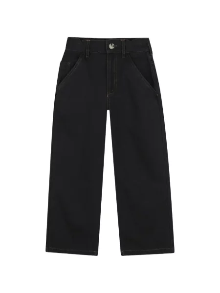 Jeansy straight leg dziecięce Billieblush czarne