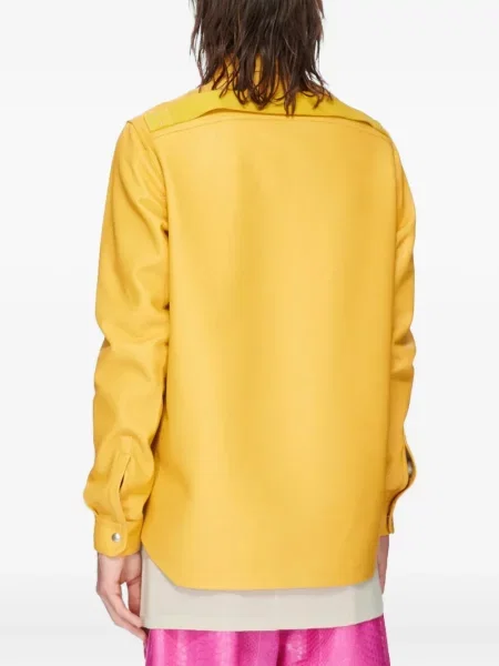 Lung geacă Rick Owens galben