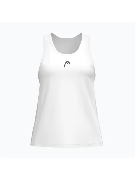 Дамски потник за тенис HEAD Club 25 Tech Tank Top W white бяло
