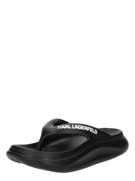 Karl Lagerfeld Flip-flops / alb negru