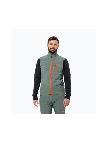 Туристична безрукавка Jack Wolfskin Alpspitze hedge green зелений