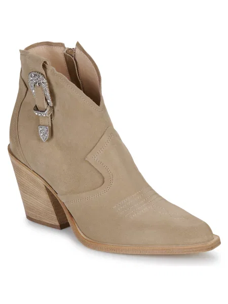 Kotníkové boty Fru.it béžové