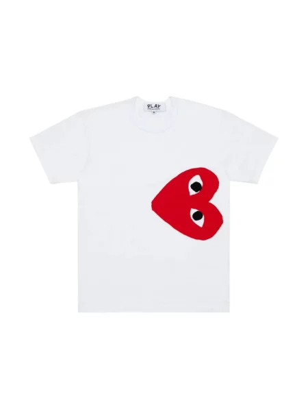 Koszulka polo Comme Des Garcons biała