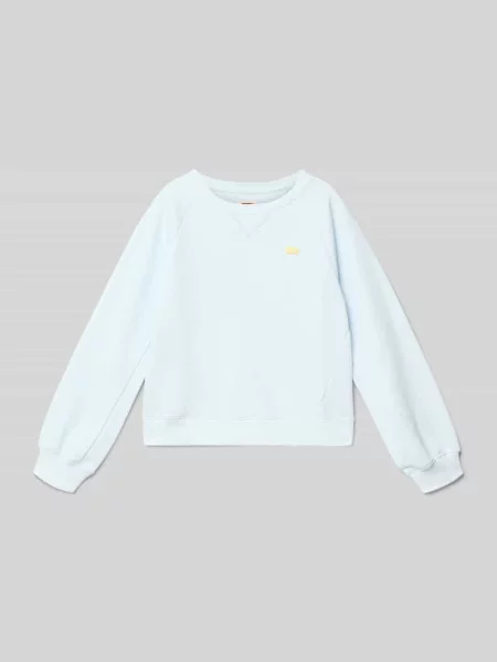 Bluza o kroju regular fit z mieszanki bawełny Levi's błękitna