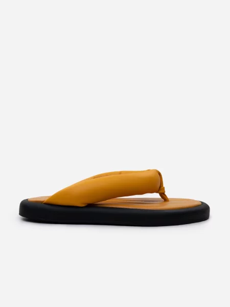 Шкіряні В'єтнамки ISSA Plus помаранчевий