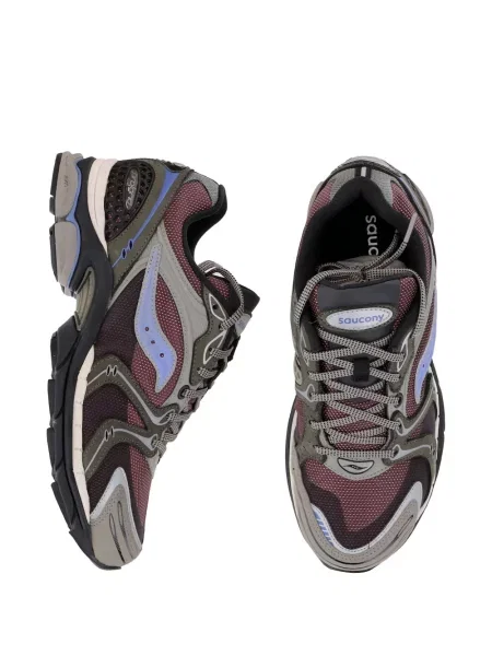 Sneakerși Saucony din piele gri