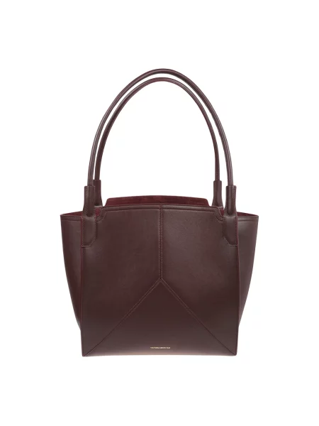 Shopperka Victoria Beckham biznesowa czerwona