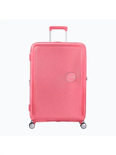 Walizka American Tourister Soundbox Spinner różowa