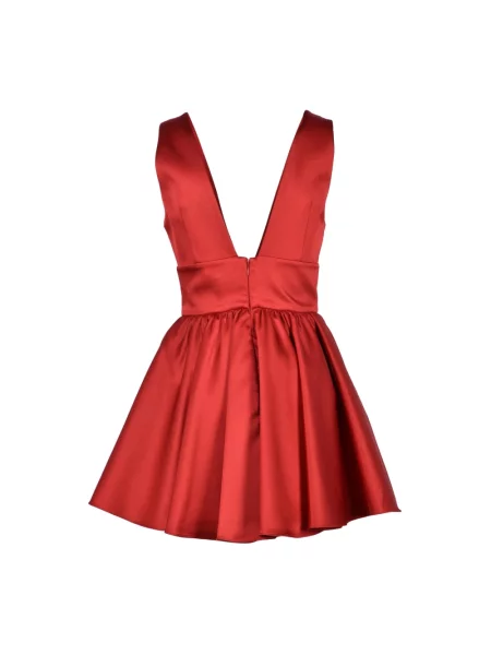 Satynowa sukienka The New Arrivals Ilkyaz Ozel czerwona