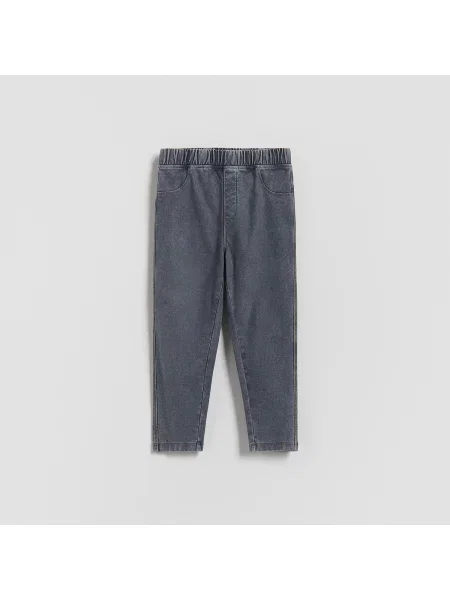 Reserved Koptatott hatású leggings sötétszürke