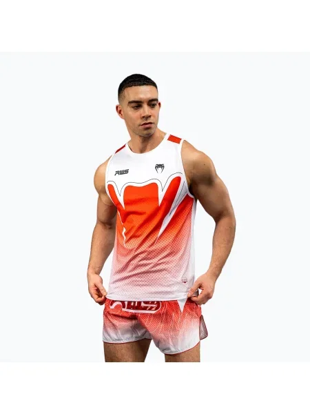 Мъжка тениска Venum x RWS Dry-Tech Tank Top white/red бяло