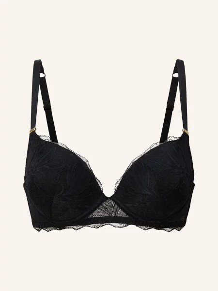 Lingadore Biustonosz Push-Up schwarz czarny