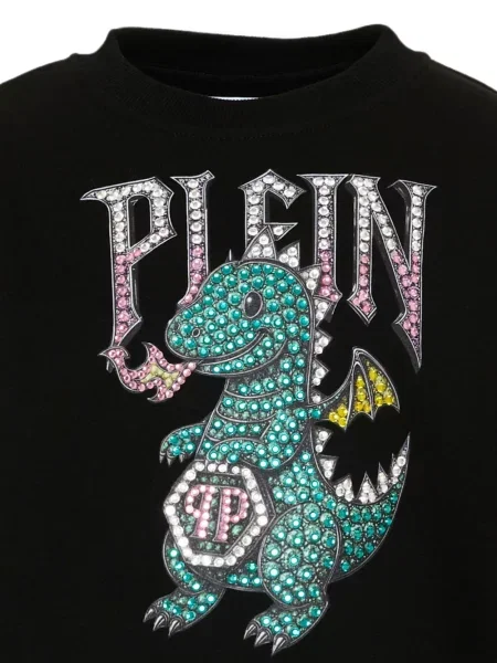 Sweter dziecięcy Philipp Plein czarny