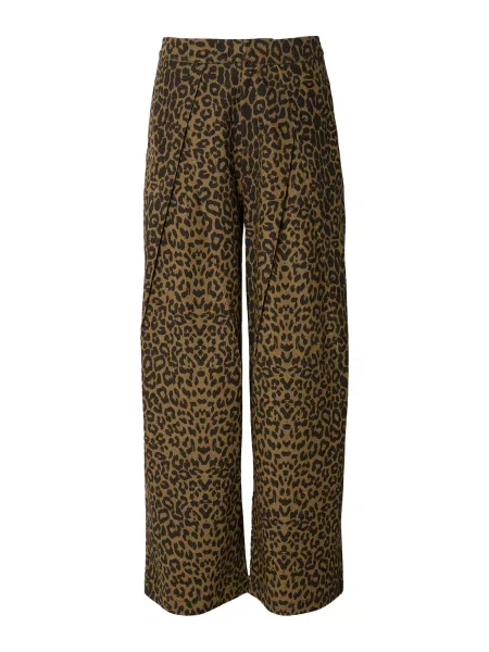 Lollys Laundry Pantaloni Zola caramel maro