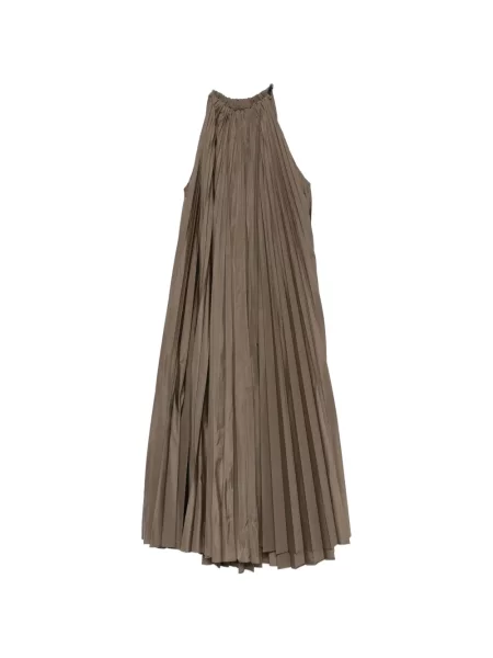 Rochie midi Max Mara cu gât halter verde