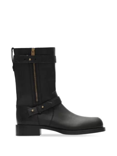 Botine Burberry din piele negru
