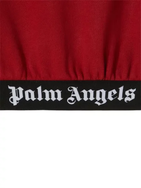 Bluza z kapturem dziecięca Palm Angels czerwona