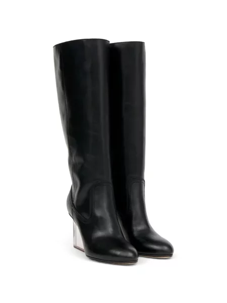 Cizme Maison Margiela din piele negru