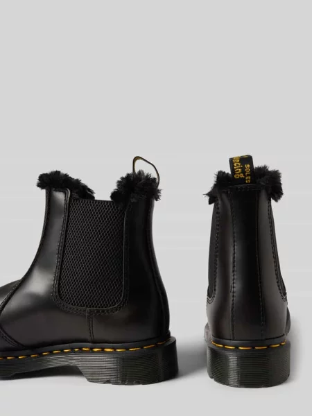 Buty chelsea ze skóry naturalnej model ‘Leonore’ Dr. Martens czarne