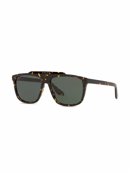 Kvadratiniai akiniai nuo saulės Gucci Eyewear ruda