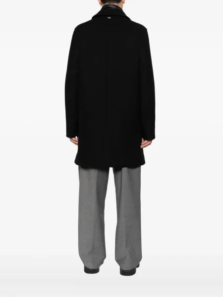 Palton Herno de lână negru