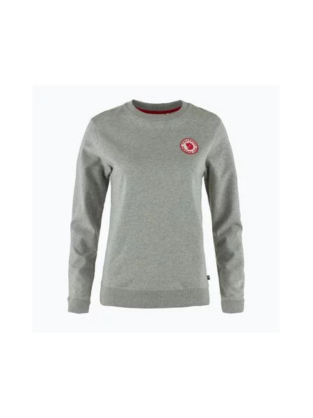 Кофта Fjällräven logo Badge Sweater grey/melange сіра